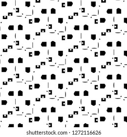 Abstract vector monochrome background. Halftone illustration pattern