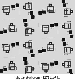Abstract vector monochrome background. Halftone illustration pattern