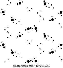 Abstract vector monochrome background. Halftone illustration pattern