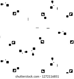 Abstract vector monochrome background. Halftone illustration pattern