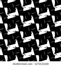 Abstract vector monochrome background. Halftone illustration pattern Abstract vector monochrome background. Halftone illustration pattern