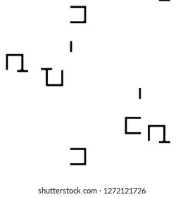 Abstract vector monochrome background. Halftone illustration pattern