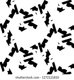 Abstract vector monochrome background. Halftone illustration pattern