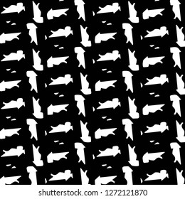 Abstract vector monochrome background. Halftone illustration pattern