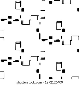 Abstract vector monochrome background. Halftone illustration pattern