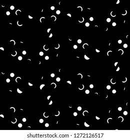 Abstract vector monochrome background. Halftone illustration pattern