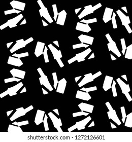 Abstract vector monochrome background. Halftone illustration pattern