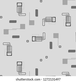 Abstract vector monochrome background. Halftone illustration pattern