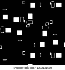 Abstract vector monochrome background. Halftone illustration pattern
