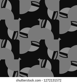 Abstract vector monochrome background. Halftone illustration pattern