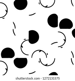 Abstract vector monochrome background. Halftone illustration pattern