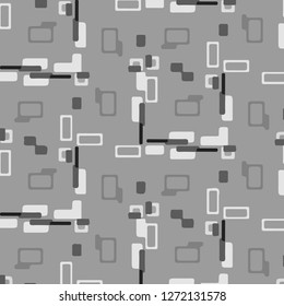 Abstract vector monochrome background. Halftone illustration pattern