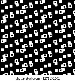 Abstract vector monochrome background. Halftone illustration pattern