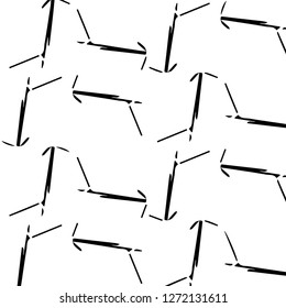 Abstract vector monochrome background. Halftone illustration pattern