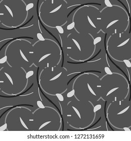 Abstract vector monochrome background. Halftone illustration pattern