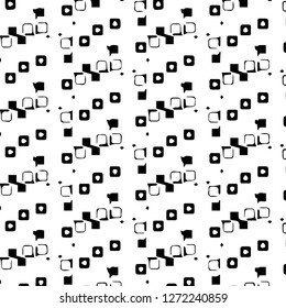 Abstract vector monochrome background. Halftone illustration pattern