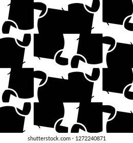 Abstract vector monochrome background. Halftone illustration pattern