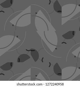 Abstract vector monochrome background. Halftone illustration pattern