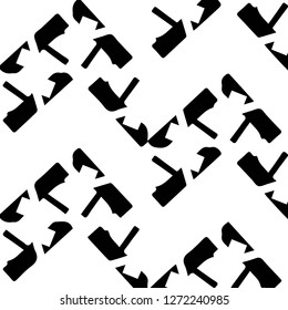 Abstract vector monochrome background. Halftone illustration pattern