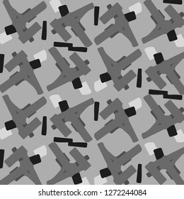 Abstract vector monochrome background. Halftone illustration pattern