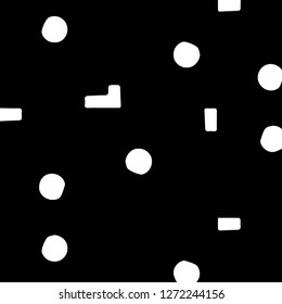 Abstract vector monochrome background. Halftone illustration pattern