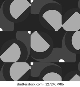 Abstract vector monochrome background. Halftone illustration pattern