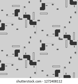 Abstract vector monochrome background. Halftone illustration pattern