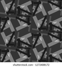Abstract vector monochrome background. Halftone illustration pattern