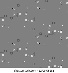 Abstract vector monochrome background. Halftone illustration pattern