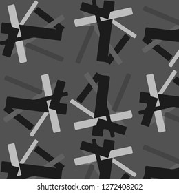 Abstract vector monochrome background. Halftone illustration pattern