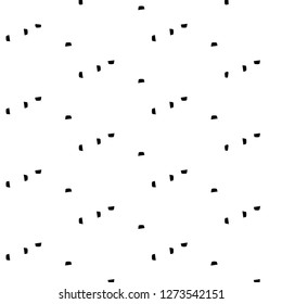 Abstract vector monochrome background. Halftone illustration pattern