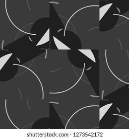 Abstract vector monochrome background. Halftone illustration pattern