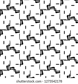 Abstract vector monochrome background. Halftone illustration pattern