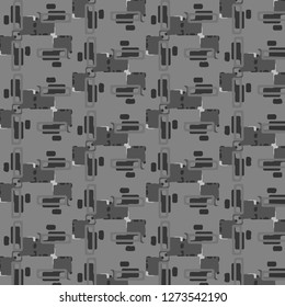 Abstract vector monochrome background. Halftone illustration pattern
