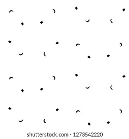 Abstract vector monochrome background. Halftone illustration pattern