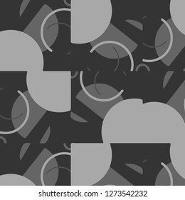 Abstract vector monochrome background. Halftone illustration pattern