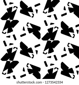 Abstract vector monochrome background. Halftone illustration pattern