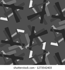 Abstract vector monochrome background. Halftone illustration pattern