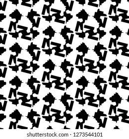 Abstract vector monochrome background. Halftone illustration pattern