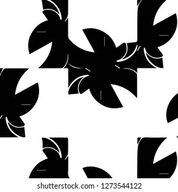 Abstract vector monochrome background. Halftone illustration pattern