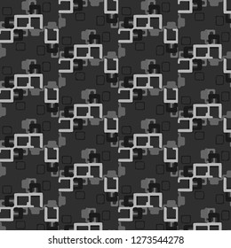 Abstract vector monochrome background. Halftone illustration pattern