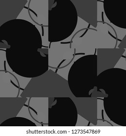 Abstract vector monochrome background. Halftone illustration pattern