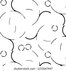 Abstract vector monochrome background. Halftone illustration pattern