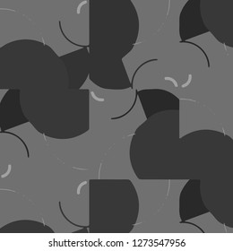 Abstract vector monochrome background. Halftone illustration pattern