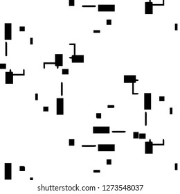 Abstract vector monochrome background. Halftone illustration pattern