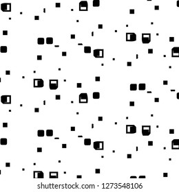 Abstract vector monochrome background. Halftone illustration pattern