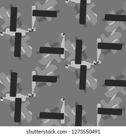 Abstract vector monochrome background. Halftone illustration pattern