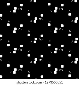 Abstract vector monochrome background. Halftone illustration pattern