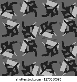 Abstract vector monochrome background. Halftone illustration pattern