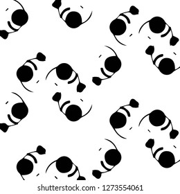 Abstract vector monochrome background. Halftone illustration pattern